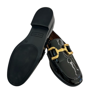 New Nine West Lilma Loafer Black patent leather size 8.5 women’s Shoes Flats